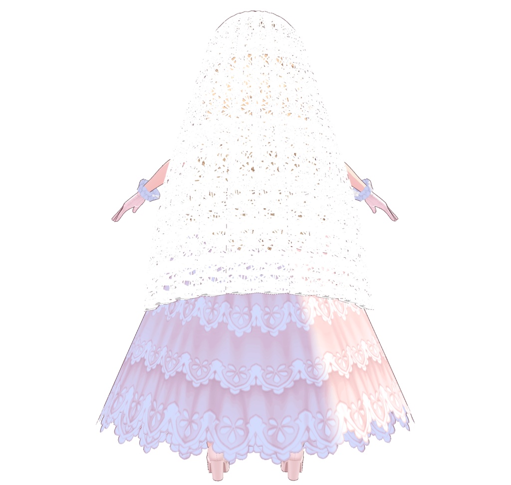 3D衣装・プリンセス・ウエディングドレス衣装3色セット