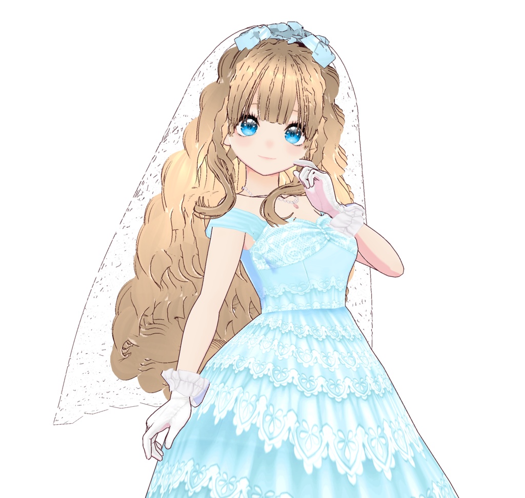 3D衣装・プリンセス・ウエディングドレス衣装3色セット