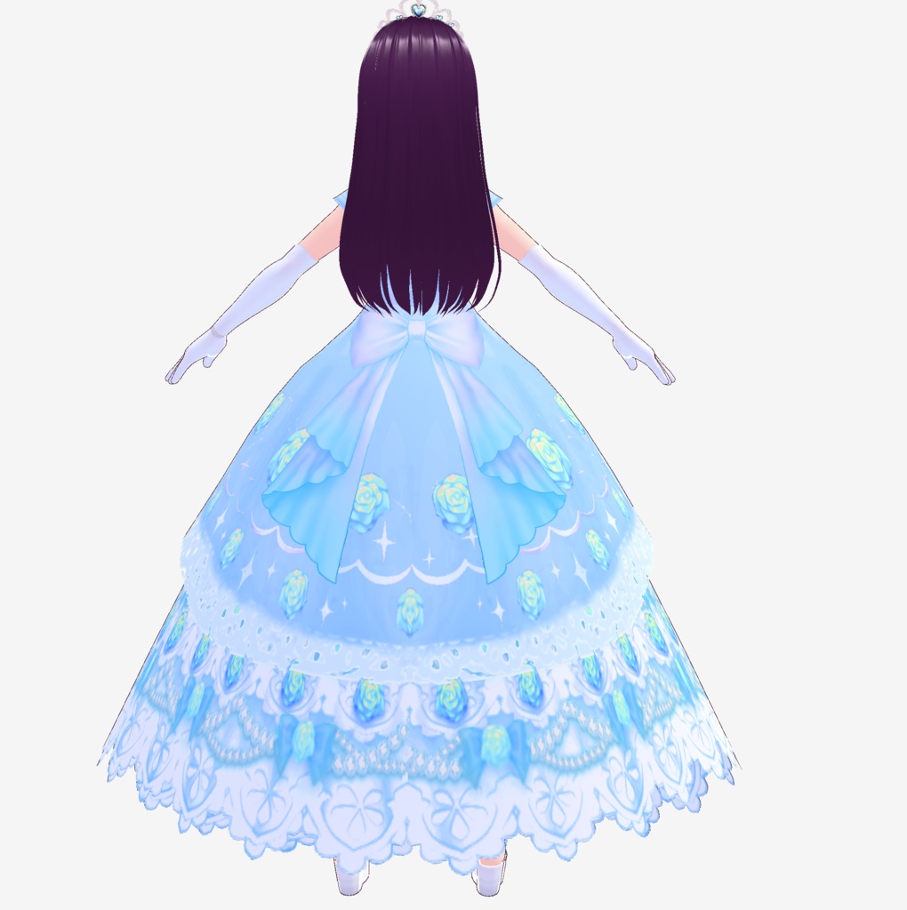 3D衣装・お姫様のドレス衣装(※3色バラ売り)