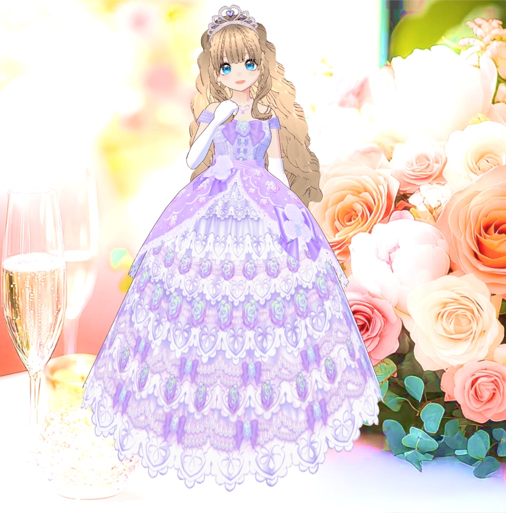 3D衣装・お姫様のドレス衣装(※3色バラ売り)