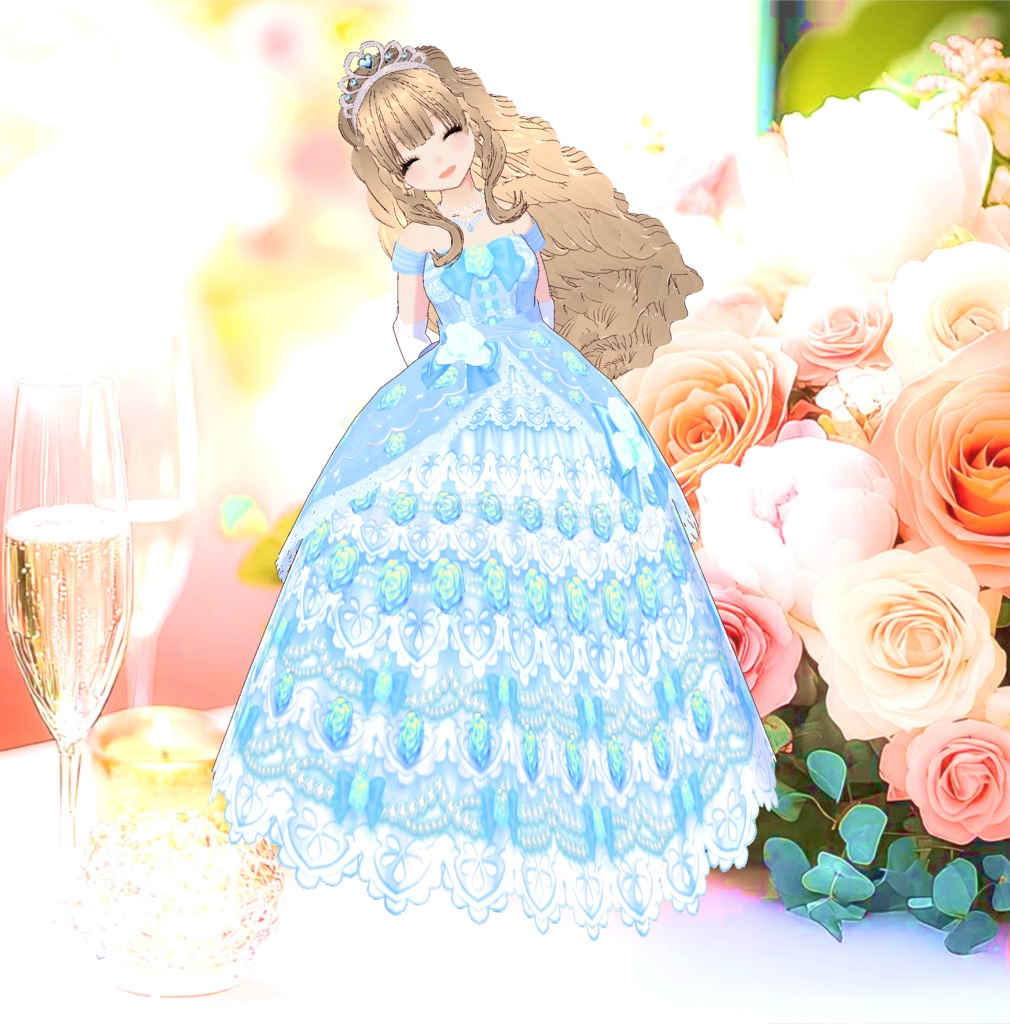 3D衣装・お姫様のドレス衣装(※3色バラ売り)