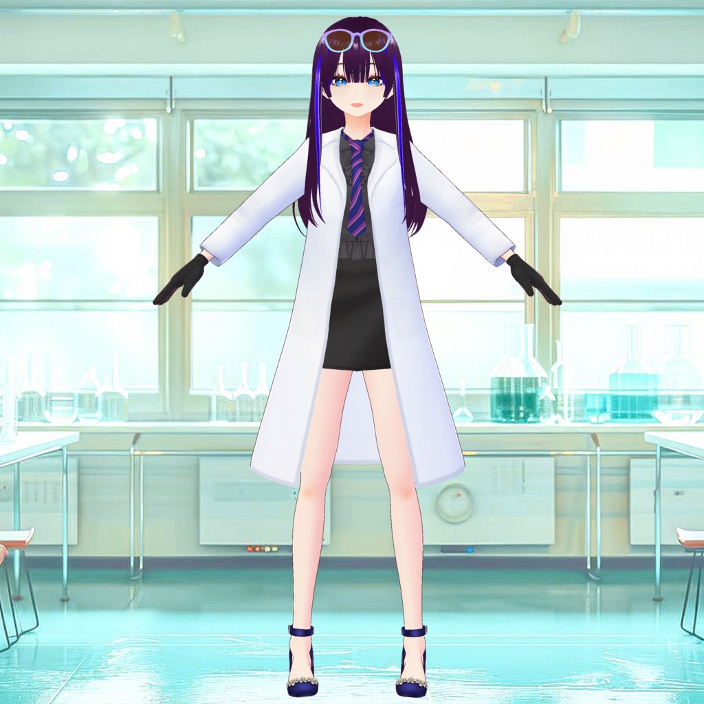 白衣の3D衣装(※レディース・白&黒の2色、メンズ・白&黒の2色)