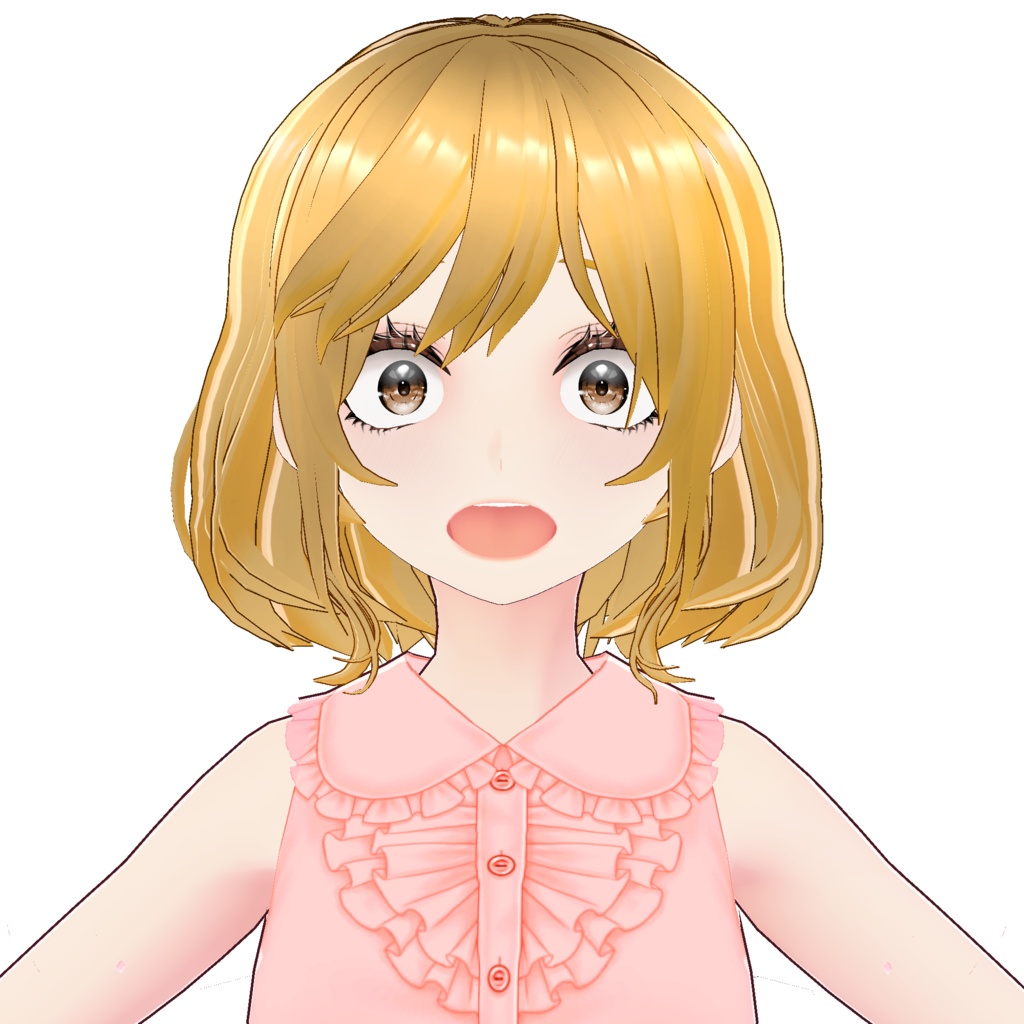 3Dキャラクター・ゆるふわOL女子ちゃん