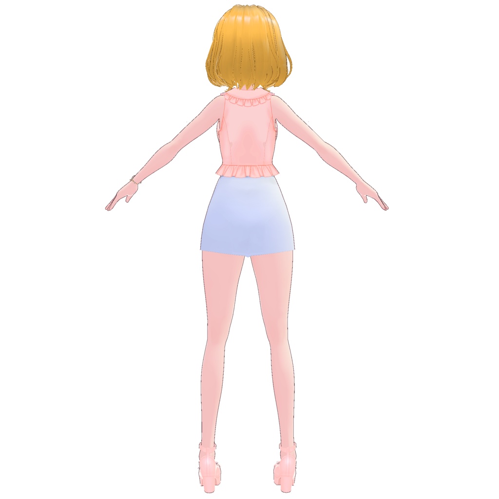 3Dキャラクター・ゆるふわOL女子ちゃん