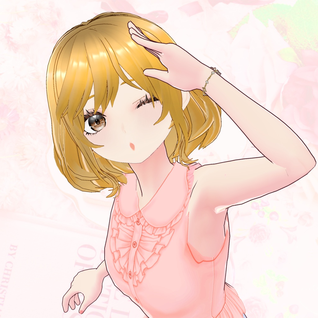 3Dキャラクター・ゆるふわOL女子ちゃん