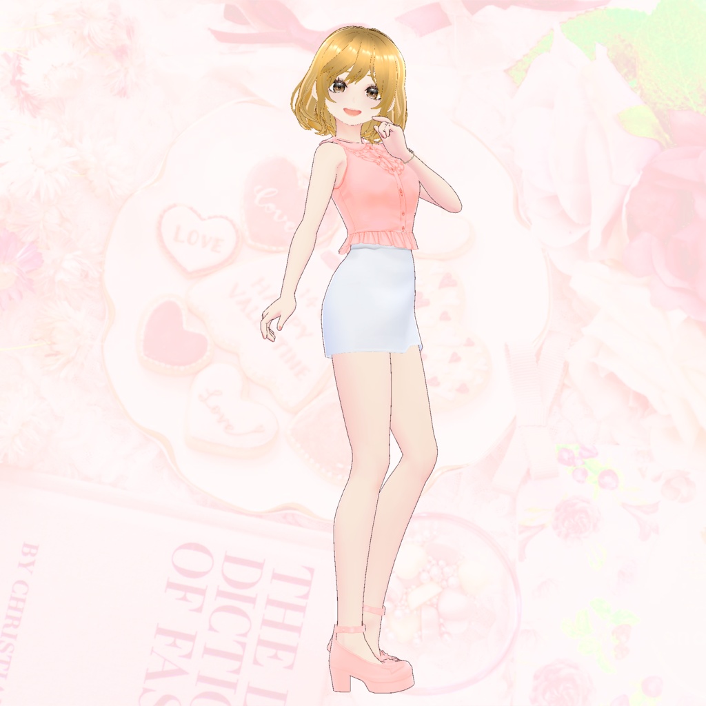 3Dキャラクター・ゆるふわOL女子ちゃん