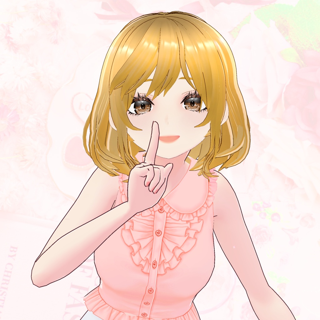 3Dキャラクター・ゆるふわOL女子ちゃん
