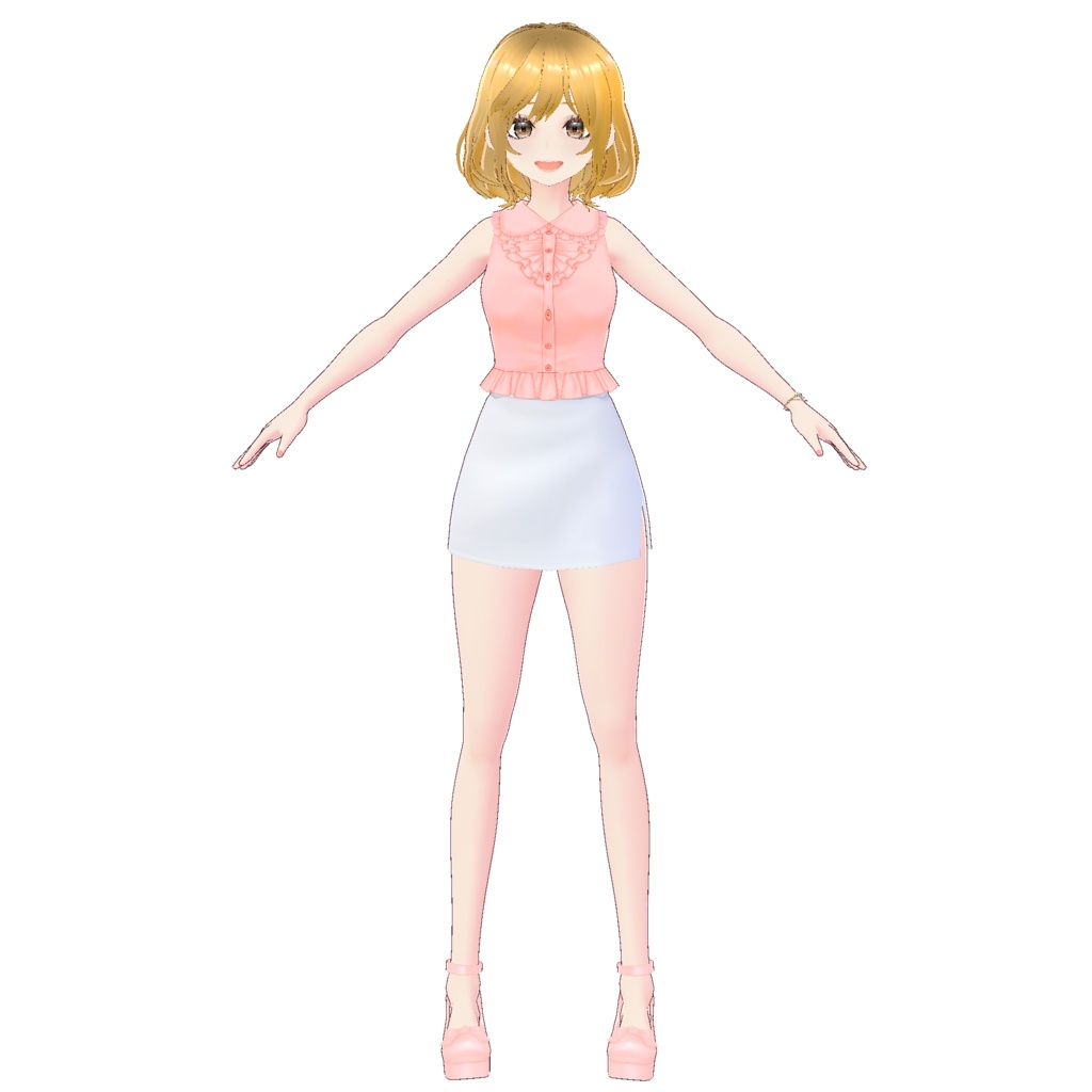 3Dキャラクター・ゆるふわOL女子ちゃん