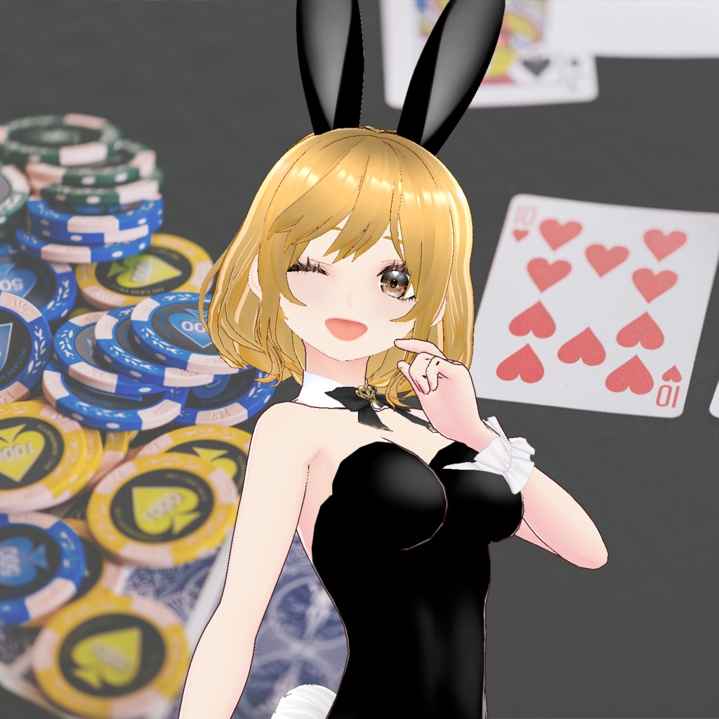 バニーガールの3D衣装(※レディース下半身インナー&靴☆黒・青・ピンク・赤の4色セット)