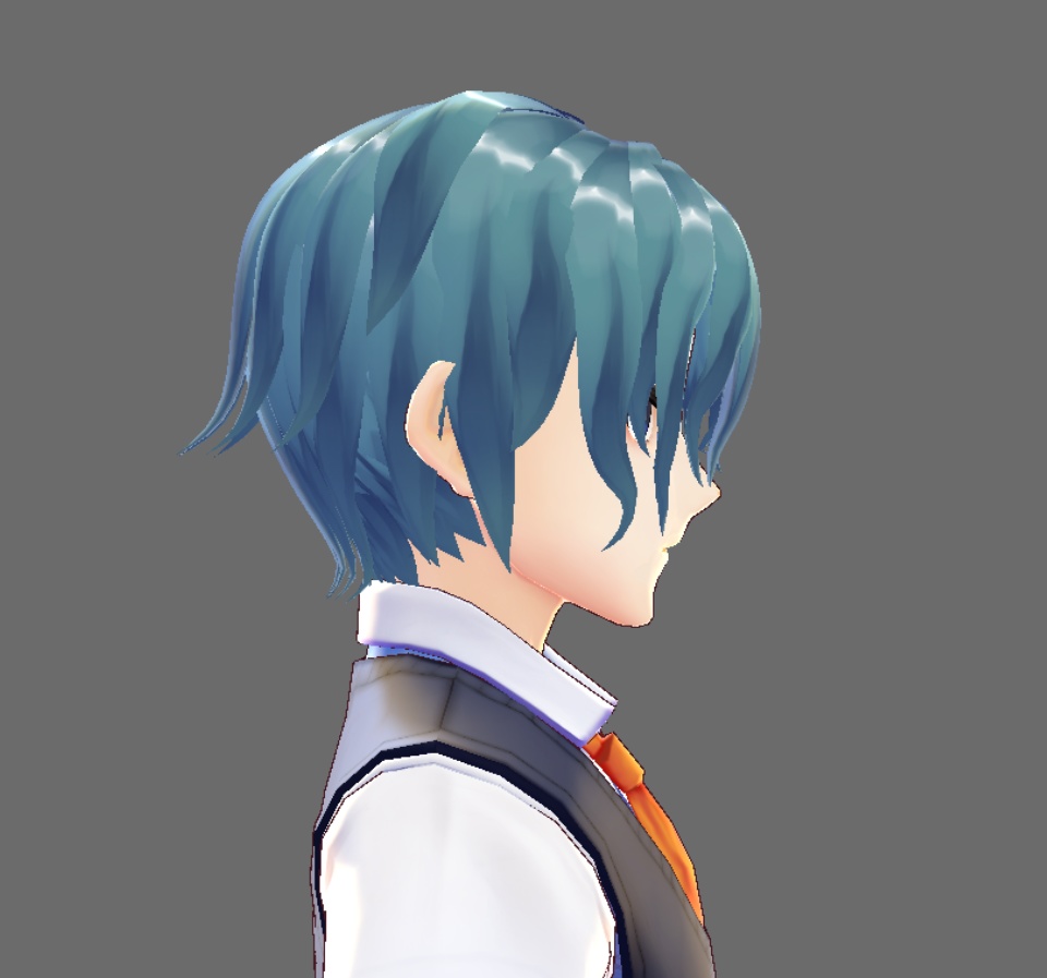 【Vroid ヘアプリセット】 男性用ヘアプリセット1