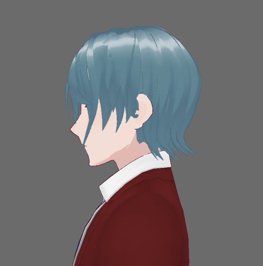 【Vroid ヘアプリセット】男性用ショートハネヘアー【VRoid Hair presets】