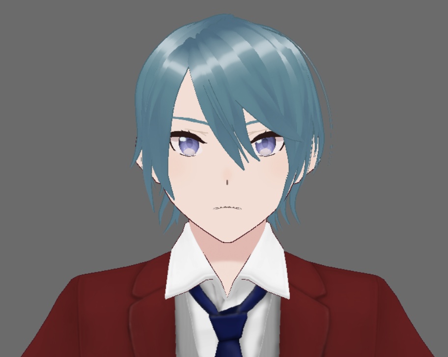 【Vroid ヘアプリセット】男性用ショートハネヘアー【VRoid Hair presets】