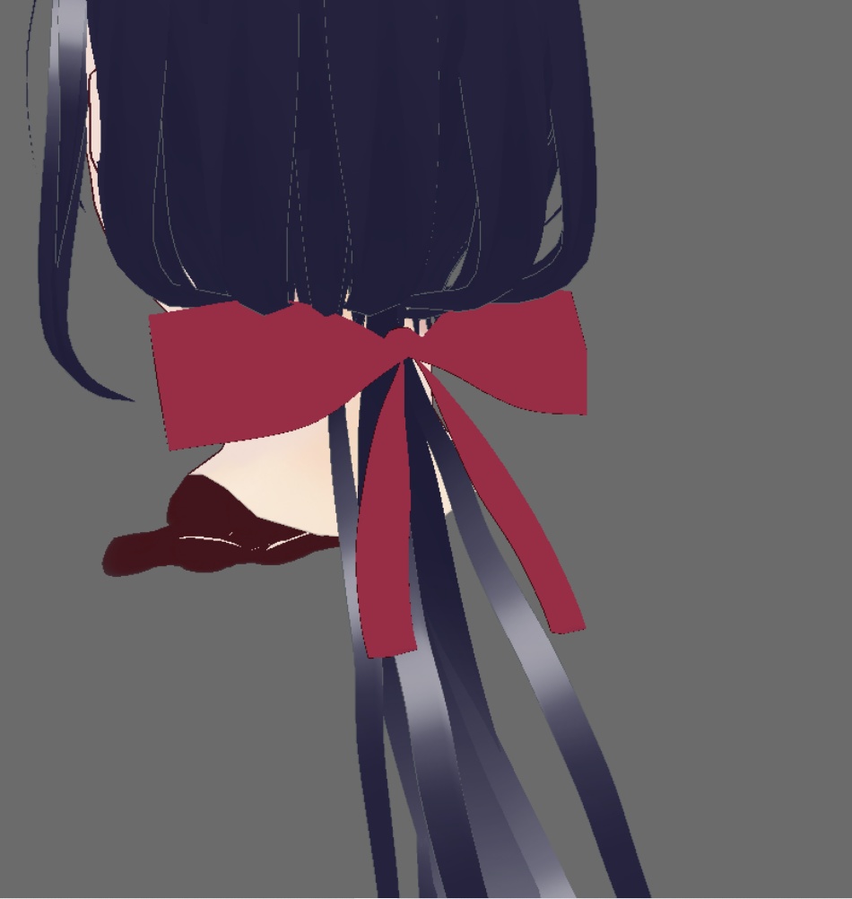 【VRoid】男女用ヘアプリセット3【一つ結び】