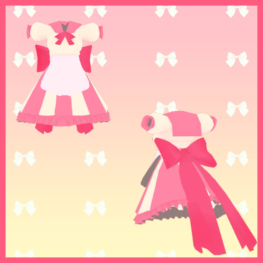 【舞夜対応】メルティ♡メイド衣装【VRChat想定】