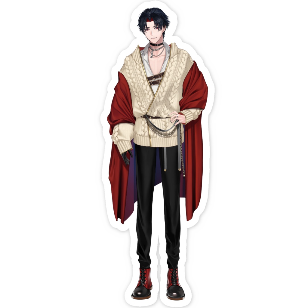 狛津多縁起スマホステッカー - 衣装2 -