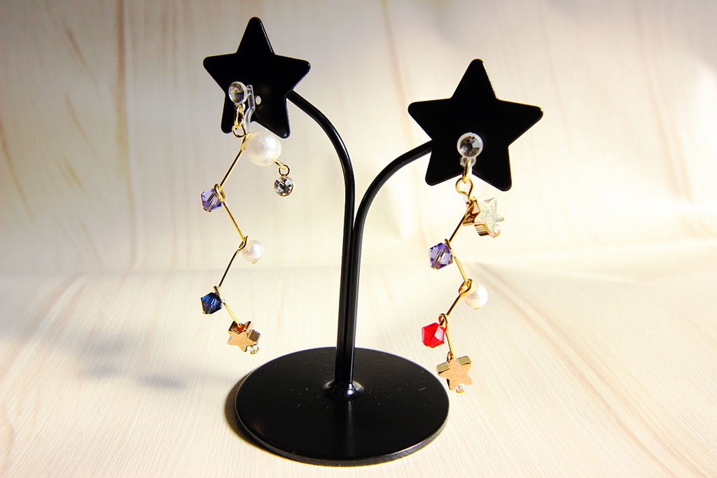 【鉄オル】スターダストイヤリング(ピアス)
