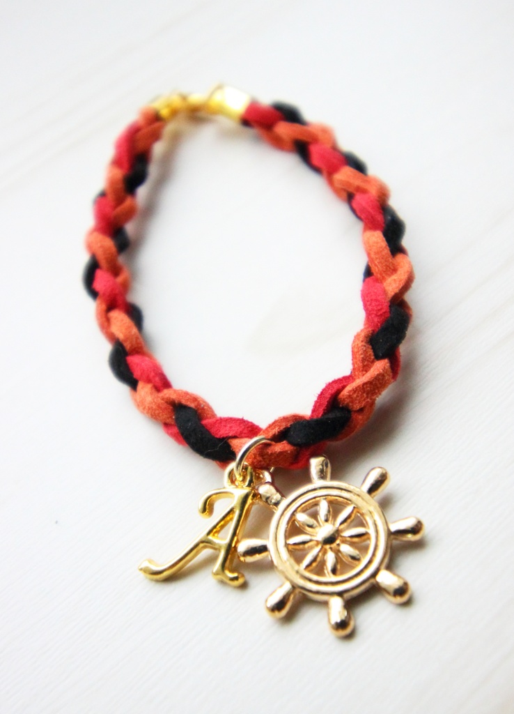 2wayスエードブレスレット