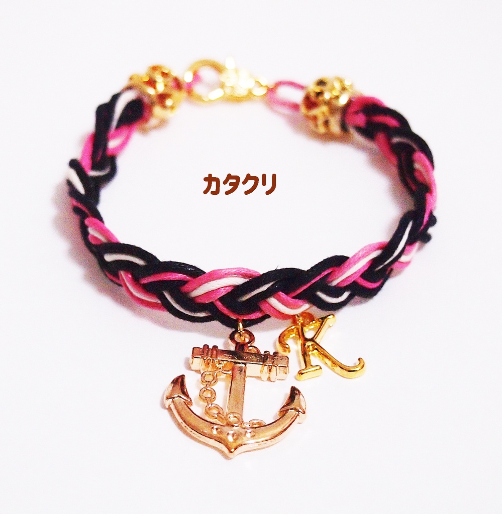 2wayワックスコードブレスレット