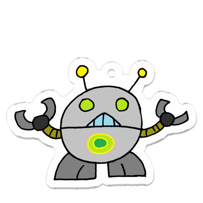 ロボナン<RoBo-Num> アクリルキーホルダー
