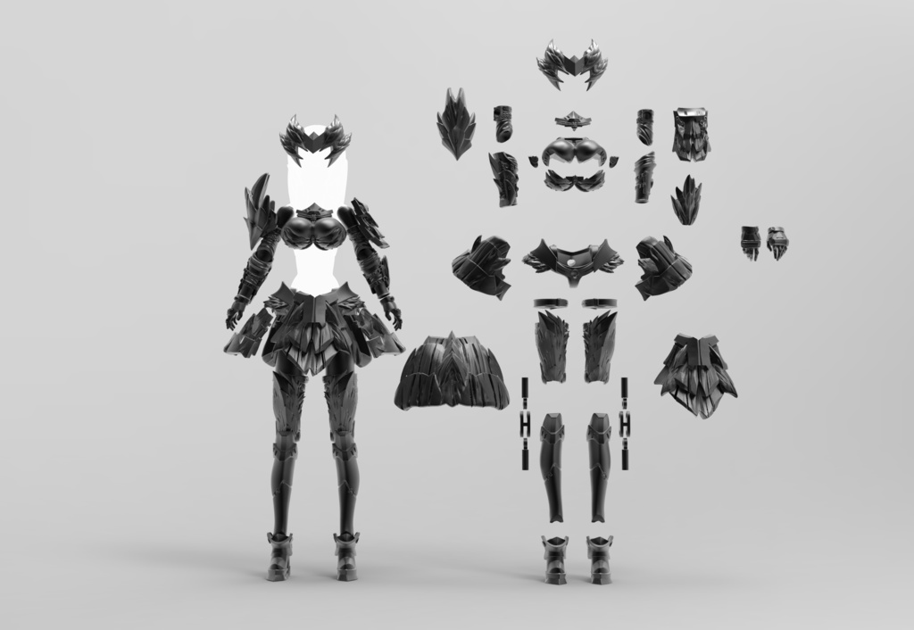 「ドラゴンアーマー」 1/12キャラクターパーツセット