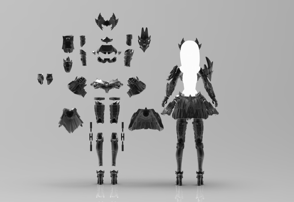 「ドラゴンアーマー」 1/12キャラクターパーツセット