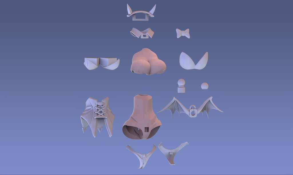 「リトル・デビル」☆リメイク 1/12キャラクターパーツセット