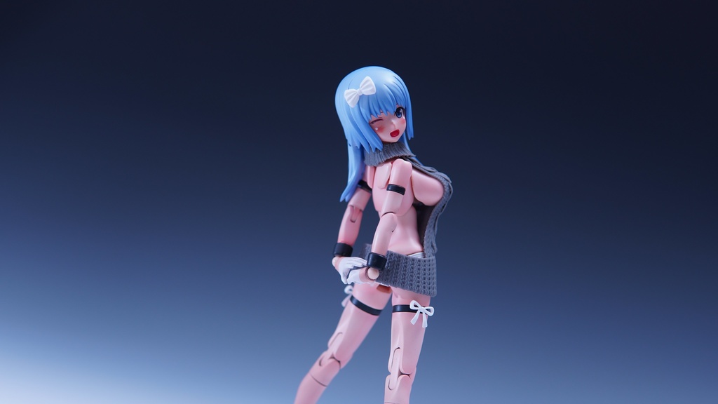 1/12 胴体パーツ 「フリルショーツ&おなか」太もも・ボトムスセット用