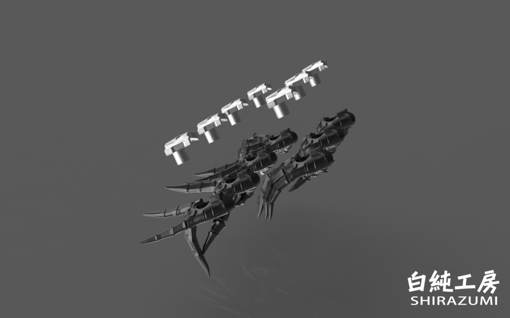 1/12ハンドパーツ「ワイルドハンド・改2」