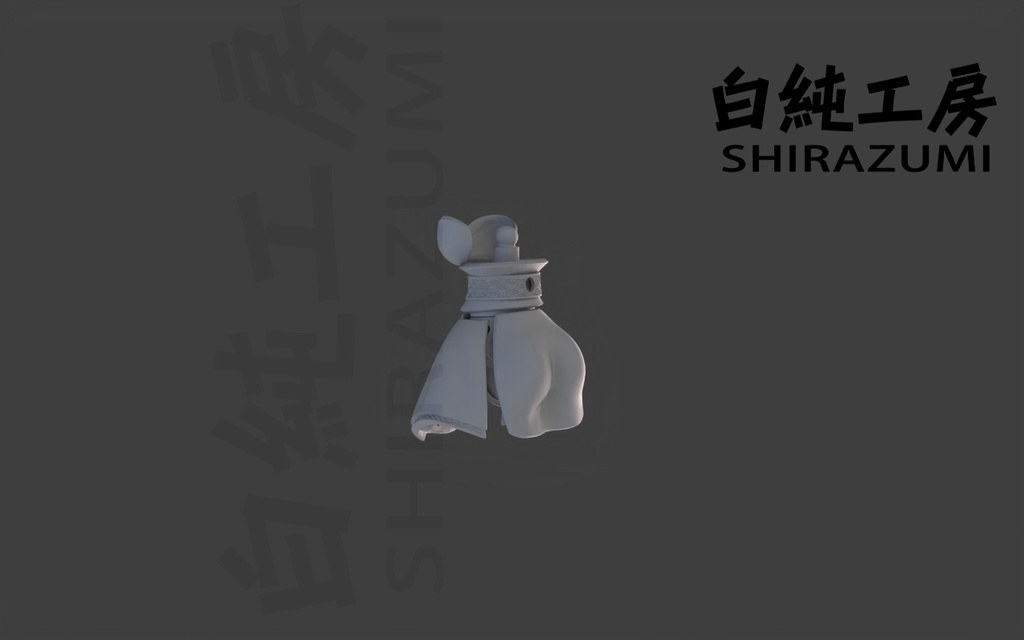 1/12 胴体・胸部セット「和風センター・ミニ和装&胸元」(専用オプションパーツ)