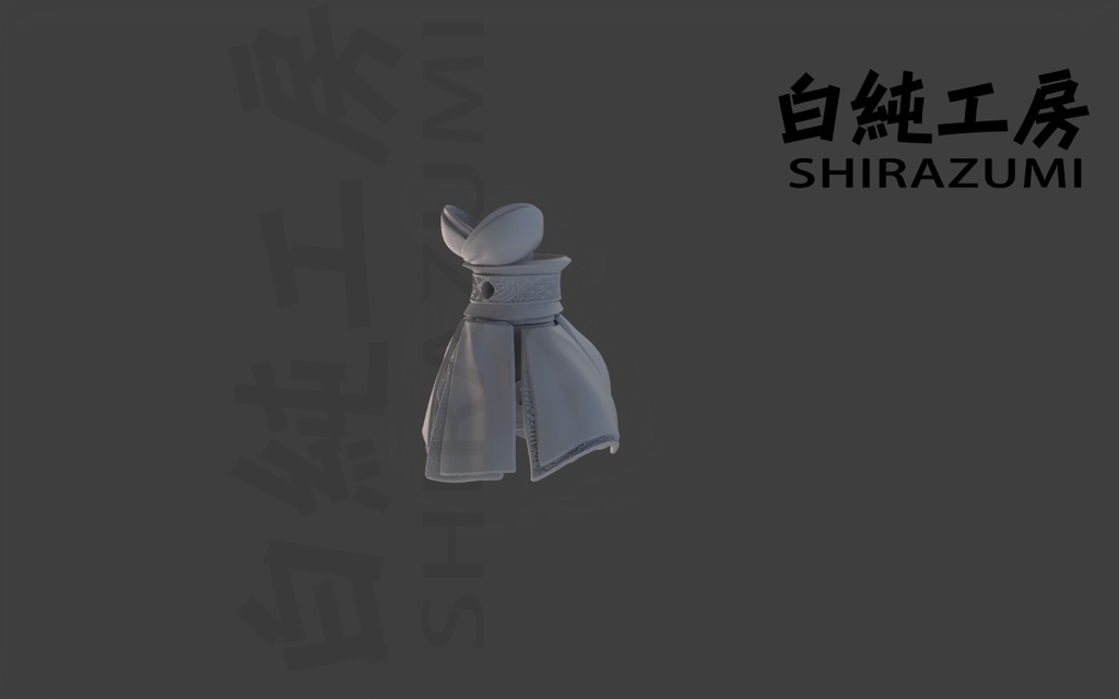 1/12 胴体・胸部セット「和風センター・ミニ和装&胸元」(専用オプションパーツ)