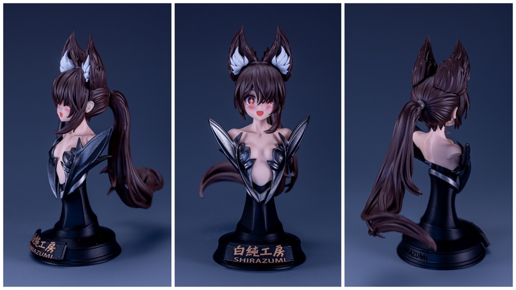 1/12 ヘッドパーツセット「ケモミミ・キツネヘアスタイル」