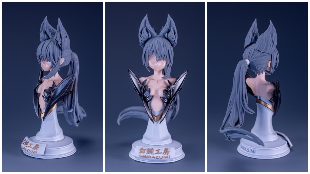 1/12 ヘッドパーツセット「ケモミミ・キツネヘアスタイル」