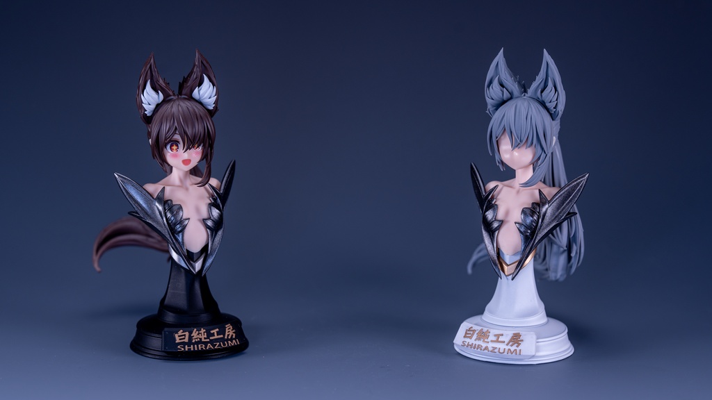 1/12 ヘッドパーツセット「ケモミミ・キツネヘアスタイル」