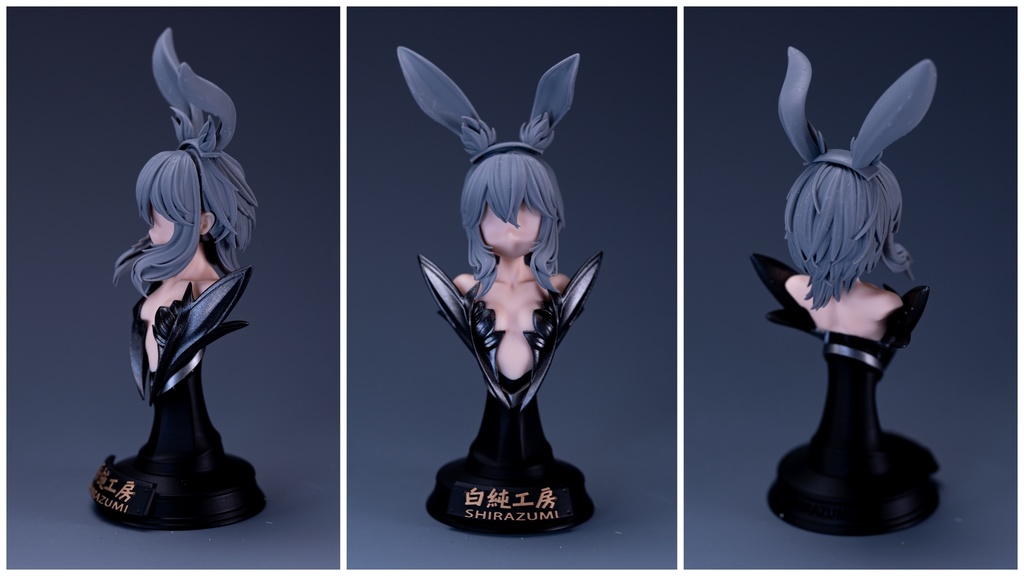 1/12 ヘッドパーツセット「うさみみヘアスタイル」