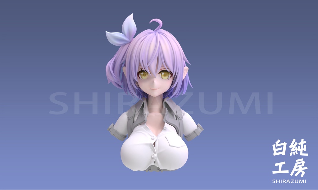 1/12 ヘッドパーツセット「サイドテールヘアスタイル」