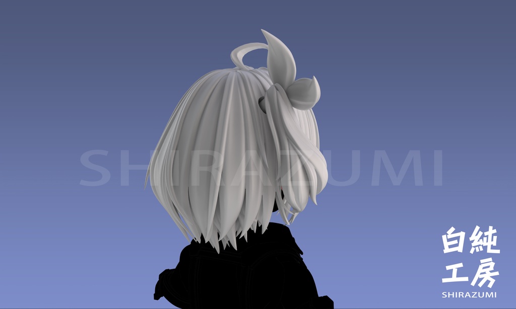 1/12 ヘッドパーツセット「サイドテールヘアスタイル」