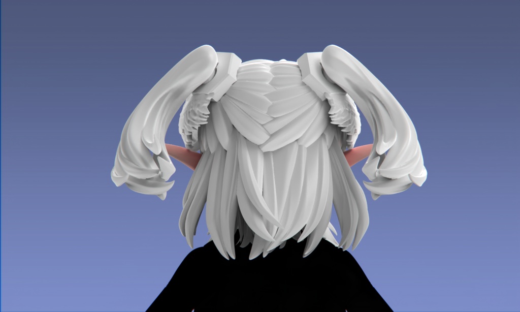 1/12 ヘッドパーツセット「エンジェルヘアスタイル」(アクセサリー付き)