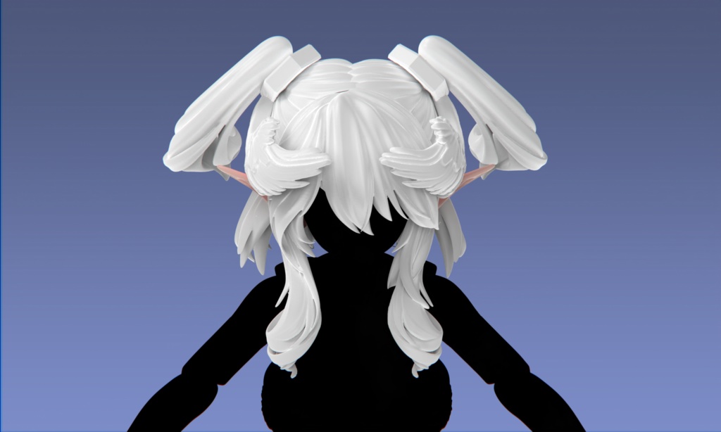 1/12 ヘッドパーツセット「エンジェルヘアスタイル」(アクセサリー付き)