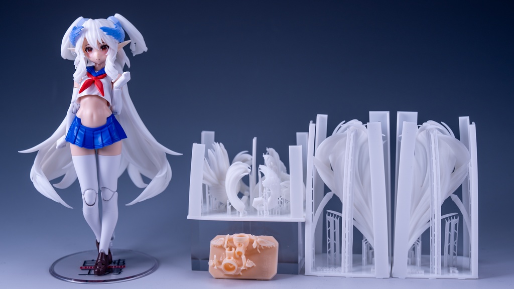 1/12 ヘッドパーツセット「エンジェルヘアスタイル」(アクセサリー付き)