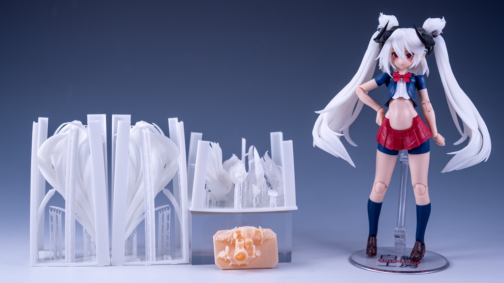 1/12 ヘッドパーツセット「デビルヘアスタイル」(アクセサリー付き)