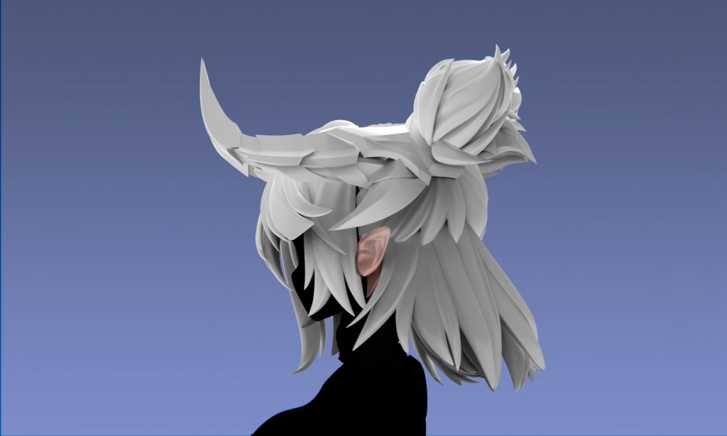 1/12 ヘッドパーツセット「デビルヘアスタイル」(アクセサリー付き)