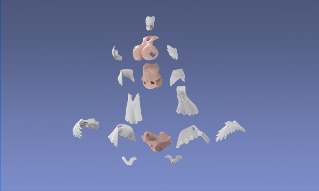 「エンジェルの羽衣」 1/12キャラクターパーツセット