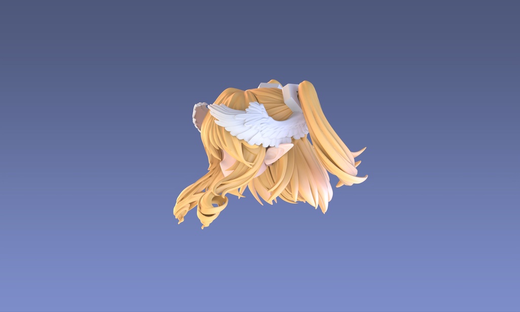 1/12 ヘッドパーツセット「エンジェルヘアスタイル」ショート.Ver