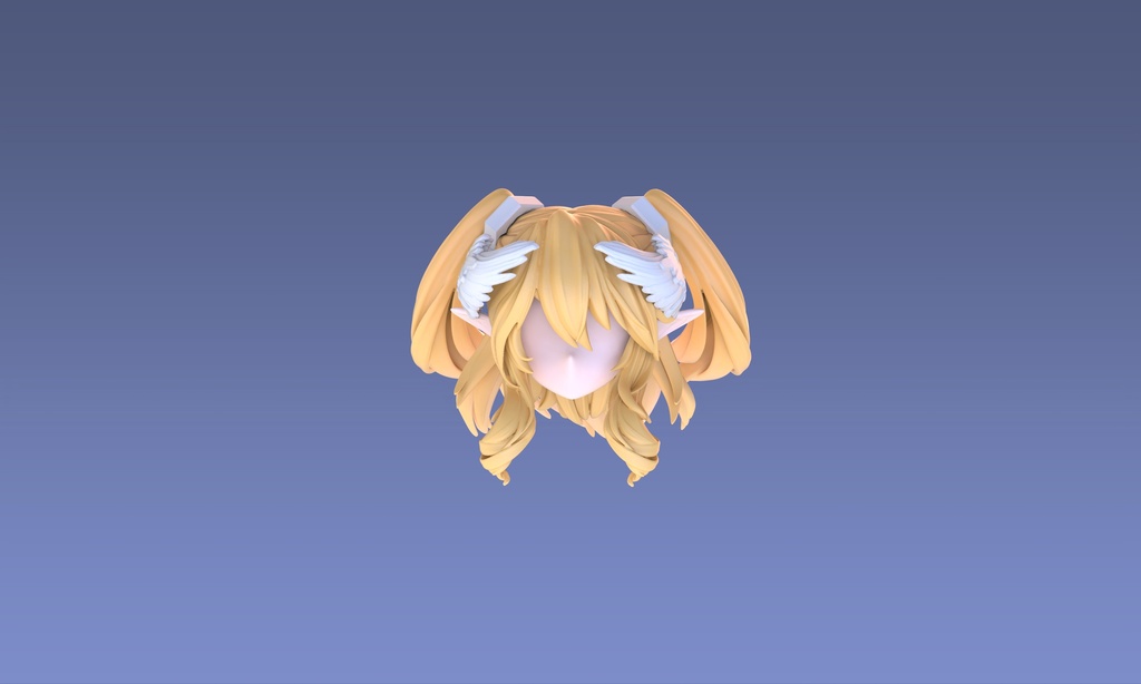 1/12 ヘッドパーツセット「エンジェルヘアスタイル」ショート.Ver