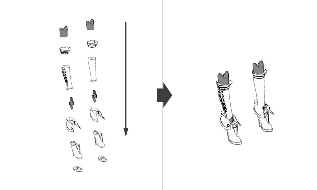 「天秤の術者」 1/12キャラクターパーツセット