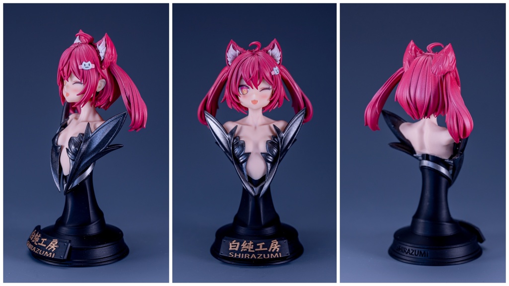 1/12 ヘッドパーツセット「ネコミミツインテールヘアスタイル」