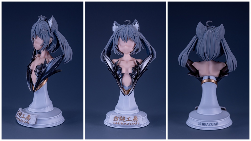 1/12 ヘッドパーツセット「ネコミミツインテールヘアスタイル」