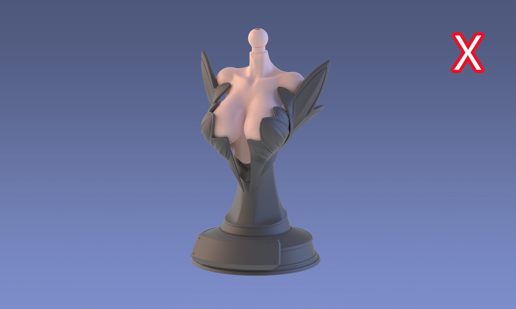 「チェス型トルソー」1/12汎用展示ツール