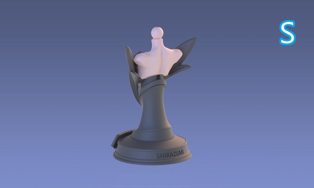 「チェス型トルソー」1/12汎用展示ツール