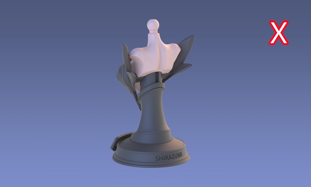 「チェス型トルソー」1/12汎用展示ツール